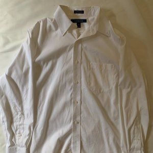 MEN'S CROFT & BARROW DRESS SHIRT [WHITE]